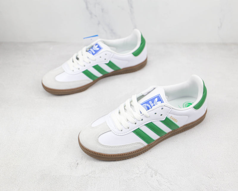 Adidas Samba Sport & Rich White Green