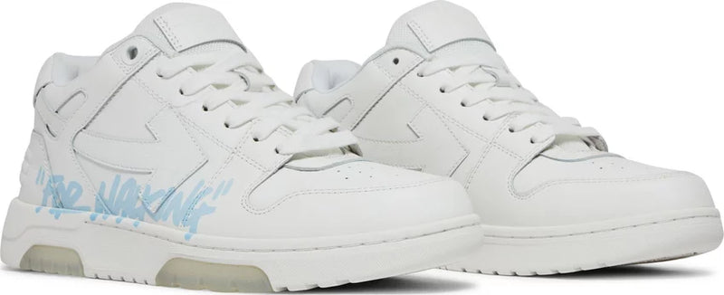 OFF-WHITE Out Of Office "OOO" Low Tops For Walking White Light Blue 2021