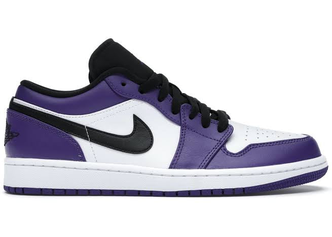 Jordan 1 Low Court Purple White