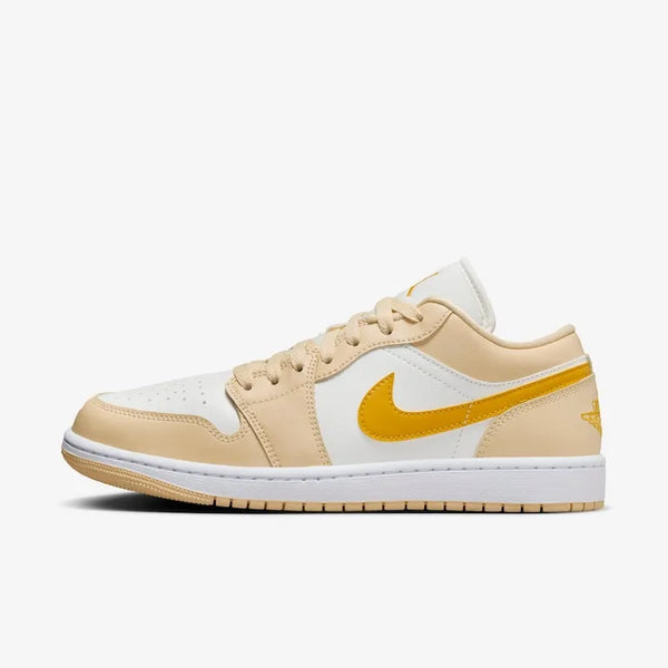 Air Jordan 1 Low Pale Vanilla White Yellow Ochre