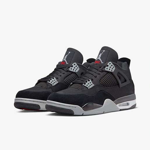 Air Jordan 4 Black Canvas