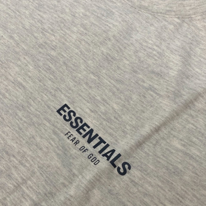 Camiseta Fear Of God Essentials Light Heather Oatmeal