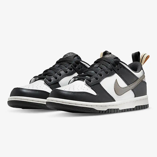 Nike Dunk Low Black/White Metallic