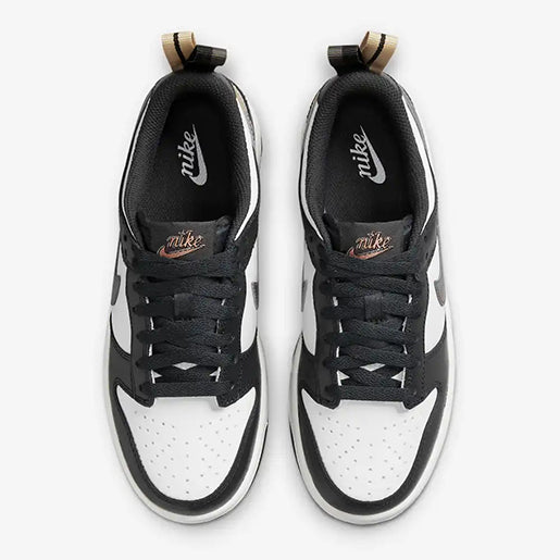 Nike Dunk Low Black/White Metallic