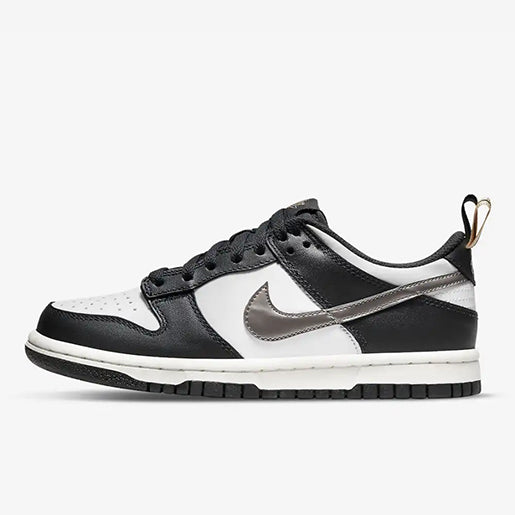 Nike Dunk Low Black/White Metallic